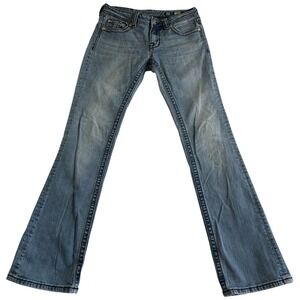 Miss Me JW5305B2 Bootcut Jeans Blue Med Wash Western Y2K Vintage Size 28